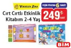 YÜKSELEN ZEKA CIRT CIRTLI ETKİNLİK KİTABIM 2-4 YAŞ